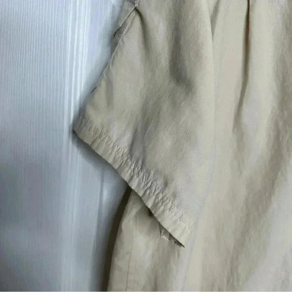 Field & Stream  Button Down Fishing Shirt Short Sleeved Cream Size Extra Large - Picture 15 of 16